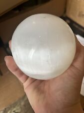 4 Inch(100Mm) Selenite Crystal Sphere Healing Crystal Ball for Meditation, Home  picture