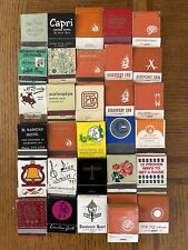 Vintage Matchbook Lot of 31 Hotel Motel Restaurant Lounge BC & USA Advertising picture