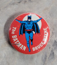 Vintage 1966 The Batman Bruce Wayne Pinback Button 7/8