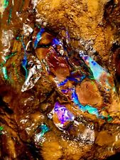 ~X - 141 Select High-Grade, Awesome Koroit Boulder Opal Rough/Chunk picture