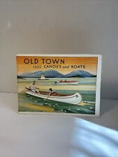 1932 Vintage  OLD TOWN CANOES and BOAT Catalogue picture