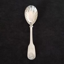 REED & BARTON COLONIAL SHELL STAINLESS STEEL SUGAR SHELL SPOON FLATWARE picture