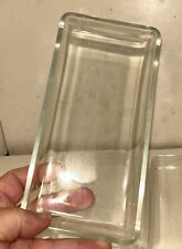 Vintage Mid Century Modern Clear Glass Pickle Dish Tapas Plate picture
