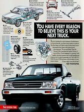 1993 Toyota T 100 This Is Your Next Truck Vintage Original Print Ad-8.5 x 11