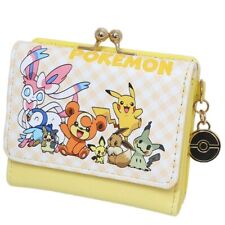 Pokemon Mini Wallet Tri-Fold Compact Wallet Yellow Pocket Monster New Japan picture