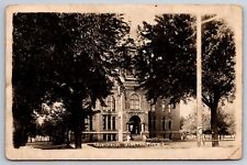 Slayton MN Romanesque Revival Courthouse 1891-1981 (Razed)~Chautauqua Sign RPPC picture