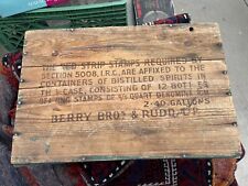 Vintage BERRY BROS & RUDD Wooden Box picture