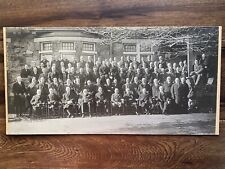 Ossining New York Large Group of Men Well Dressed Suits & Furs Vintage Photo picture