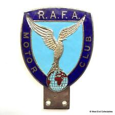 Old Royal Air Force Association RAFA Motor Club Car Badge RAF Emblem Mascot picture
