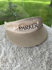 Original Vtg Parker Fountain Pen´s Clothing Visor Hat Golf 1980s Employee Gift picture