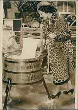 Mademoiselle Paris 1936 at the Salon des Arts Homagers Vintage Silver Print picture