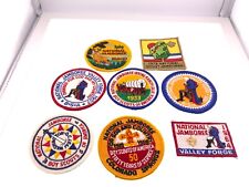 Lot Of 8 Vintage Boy Scout Patches Excellent Condition Jamboree 1950’s - 1960’s picture