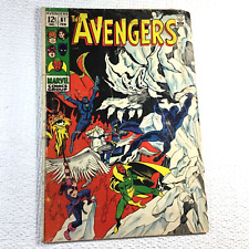 Vintage Comic Book 1968 AVENGERS #61 MARVEL COMICS Low Grade Copy picture