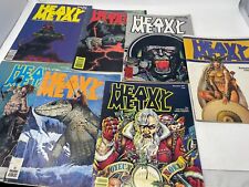 Heavy Metal Magazine Lot Of 7 Issues 6 From 1977 & 1 From 1983 Good Condition picture