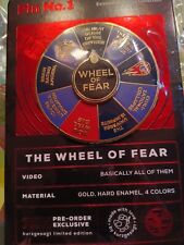Kurzgesagt In a Nutshell Wheel of Fear Pin Limited Edition NEW - JUST RELEASED picture