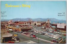 Vintage Postcard Fisherman's Wharf San Francisco 1968 Golden Gate Bridge picture