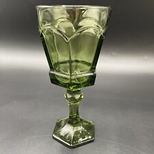 Vintage Fostoria Green Virginia Wine/Tea/Juice Glasses 6