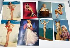 Lot of  19 Vintage 1940s 50s Pinup Girl Prints - Devores Miller Erbit picture