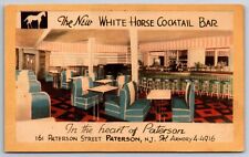 Paterson NJ~The New White Horse Cocktail Bar~Counter & Booths~1940s Art Deco picture