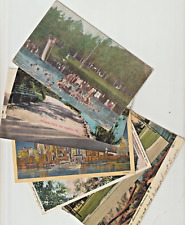 Collection of 7 US Postcards  1908 to 1946 Various Topographical  views picture