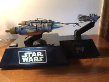 1999 STAR WARS Anakin Skywalker INTERACTIVE Pod Racer Alarm Clock Sounds/Moves picture