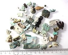 ZURQIEH - AD15141- ANCIENT EGYPT. LOT OF FAIENCE AMULETS. 600 - 300 B.C picture