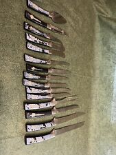 Sword Of Camelot Vintage Knife Set From Lifetime Cutlery Includes 16 Pieces picture