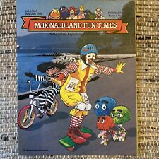 8 Vintage Rare  McDonald's McDonaldland Fun Times Magazine picture