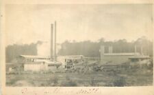 Postcard RPPC 1918 Ferry Michigan Logging Lumber Sawmill 23-2391 picture