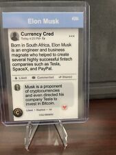 2022 Cardsmiths Currency Series 1 #28A Elon Musk Logo Misprint HoloFoil picture