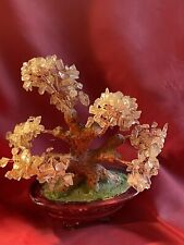 money tree with rose crystal vintage A1 picture