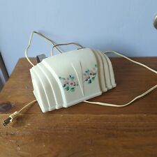 Vintage Floral Headboard Reading Lamp 1950's picture