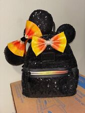 Loungefly Disney Candy Corn Halloween Mini Backpack, Ears & Crewneck Set picture