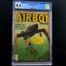 Airboy Comics V8 #1 (Hillman 1951) 💥 CGC 4.5 💥 ONLY 3 in CENSUS Comic picture