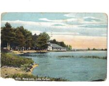c1910 Mona Lake Lake Harbor Muskegon Michigan MI Postcard picture