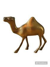 Vintage Brass Camel Ornate Figurine 4.5