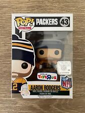 Funko Pop Football #43 Aaron Rodgers Throwback Packers Jersey Rare Vaulted Vinyl picture
