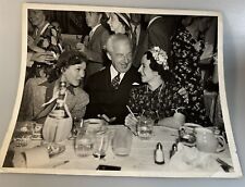 Vintage 8 x 10 Enlargement of Cigar Smoking Old Man Flirting With The Ladies picture