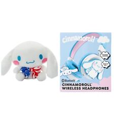 New 2pc Cinnamonroll Bluetooth Wireless Headphones & 7.5in Patriotic Plush picture