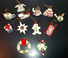 Lenox Winter Delights Mini Ornaments Set of 12 NIB picture