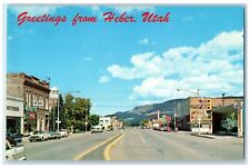 c1960 Greetings Highway Salt Lake City Provo Heber Utah Vintage Antique Postcard picture