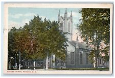 c1910's Baptist Church And Trees Potsdam New York NY Unposted Antique Postcard picture