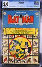 Batman #58 (Apr 1950-May 1950, D.C. Comics) CGC 2.0 GD | 4349671001 picture