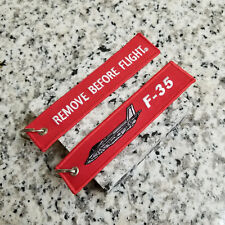F-35 Lightning II Remove Before Flight ® Keychain, Tag, Streamer picture