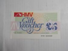 Vintage Retro Paper HMV Gift Voucher £5 picture