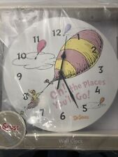 NEW/SEALED Dr. Seuss By Trend Lab Children's Clock * OH THE PLACES YOU’LL GO picture