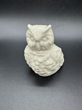 Vintage Goebel West Germany White Cream Porcelain Owl Figurine #38316-08 picture