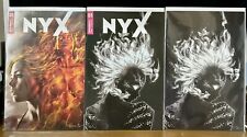 NYX #1 Cover A, 1:10 Besch Ratio & 1:40 Rose Besch Ratio Variants (Dynamite) NM picture