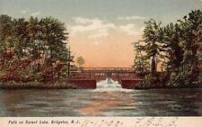 Falls on Sunset Lake, Bridgeton, N.J., 1908 Postcard, Unused  picture
