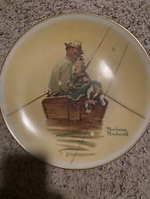 norman rockwell plates picture